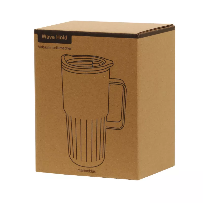 Próżniowy kubek 450 ml WAVE HOLD - granatowy (56-0304711)