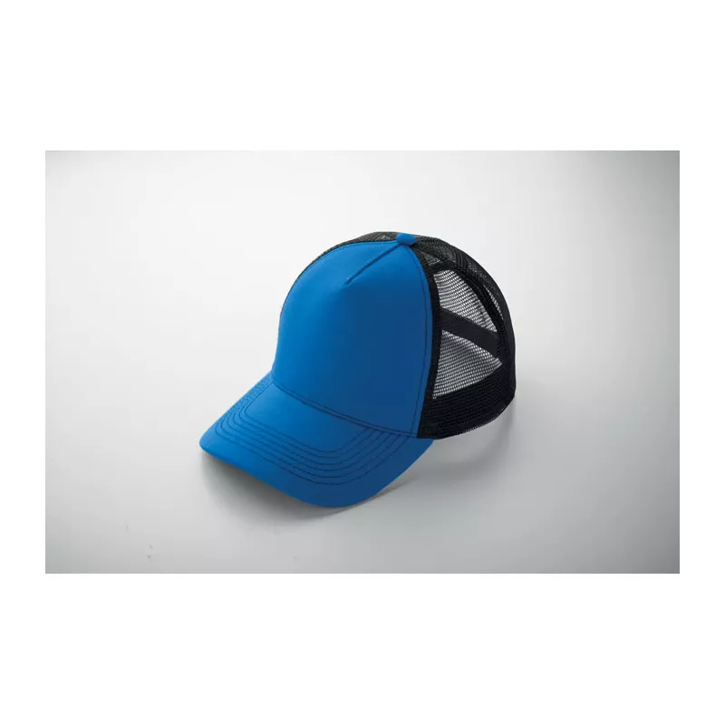 Czapka z daszkiem trucker bawełniana 250 g/m² BLIST - Niebieski (MO2986-37)