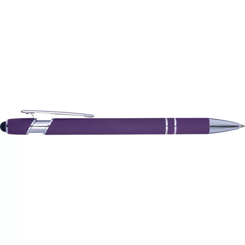 Długopis z touch pen-em - fioletowy (V1917-13)