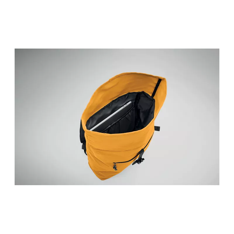 Plecak rolltop na laptop 15" z poliestru 600D IREA - Ochre (MO2170-78)