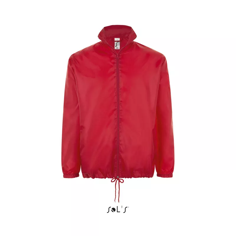Wiatrówka unisex z kapturem 210 g/m² Sol's SHIFT - Czerwony (S01618-RD)