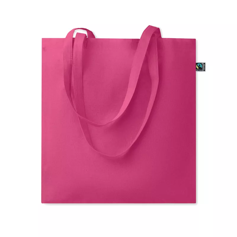 Torba bawełniana Fairtrade 180 g/m² OSOLE+ COLOUR - Fuksja (MO2589-38)