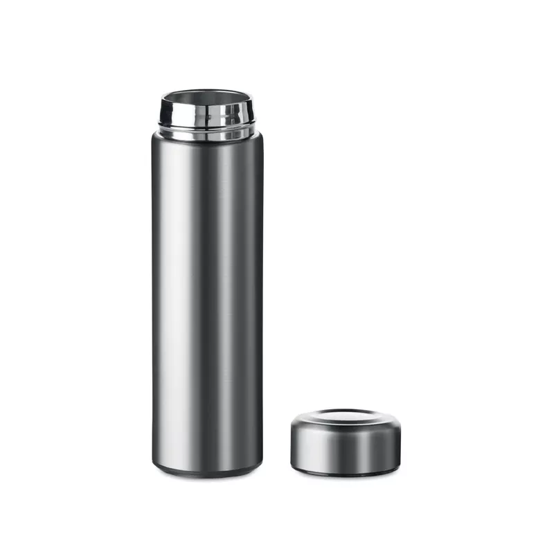 Termos stalowy z zaparzaczem 425 ml PATAGO - Srebrny Mat (MO9810-16)