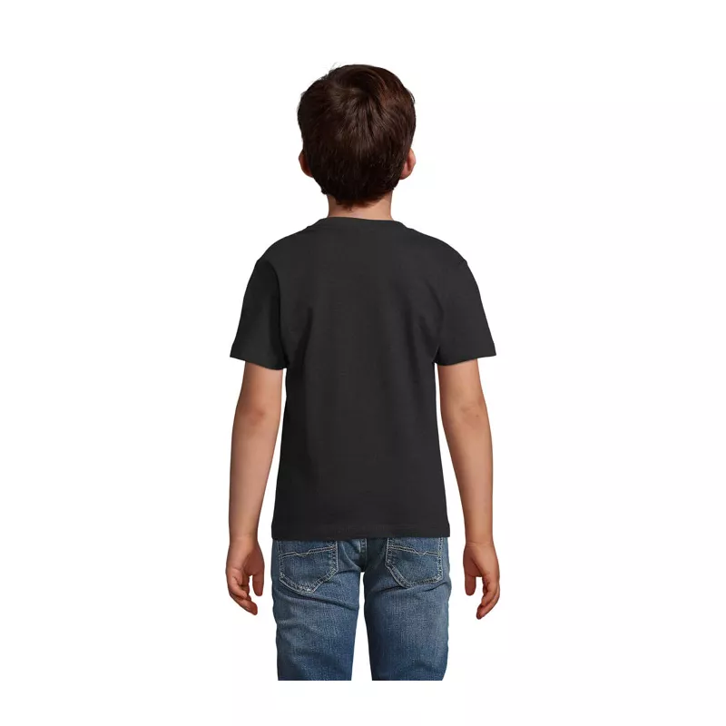Koszulka dziecięca 190 g/m² Sol's IMPERIAL KIDS - Deep Black (S11770-DB)