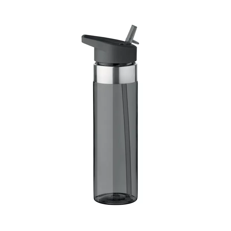 Butelka z Tritanu z ustnikiem 650 ml SICILIA - Przezroczysty Szary (MO9227-27)