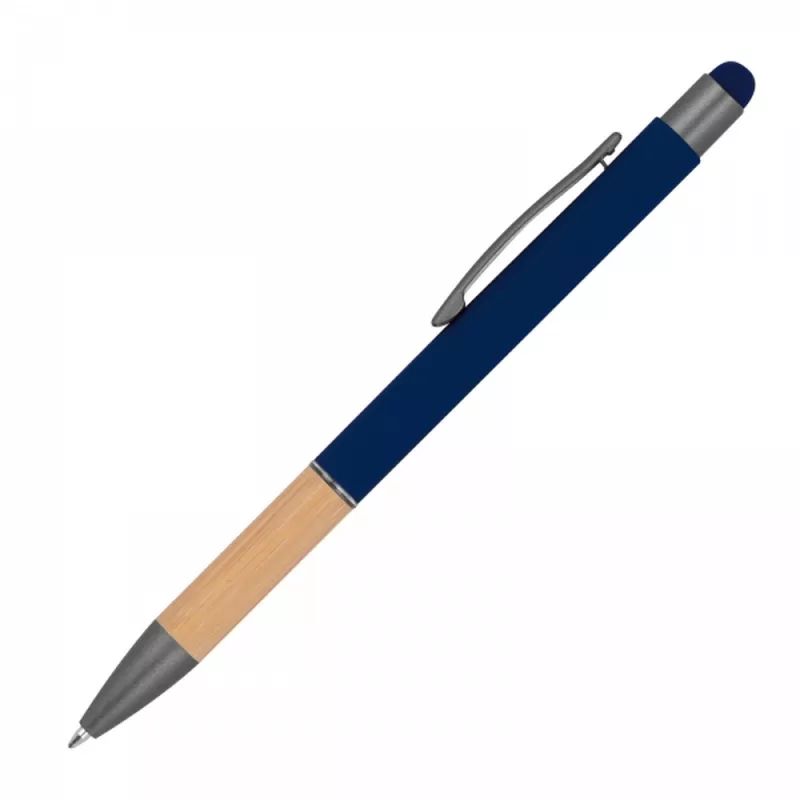 Długopis metalowy touch pen soft touch BRYGIDA - granatowy (1358144)