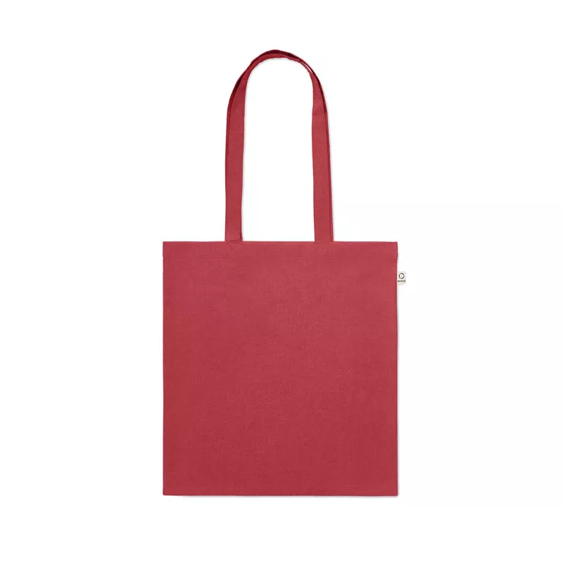 Torba z bawełny z recyklingu 140 g/m² VIVEKA COLOUR - Czerwony (MO2302-05)