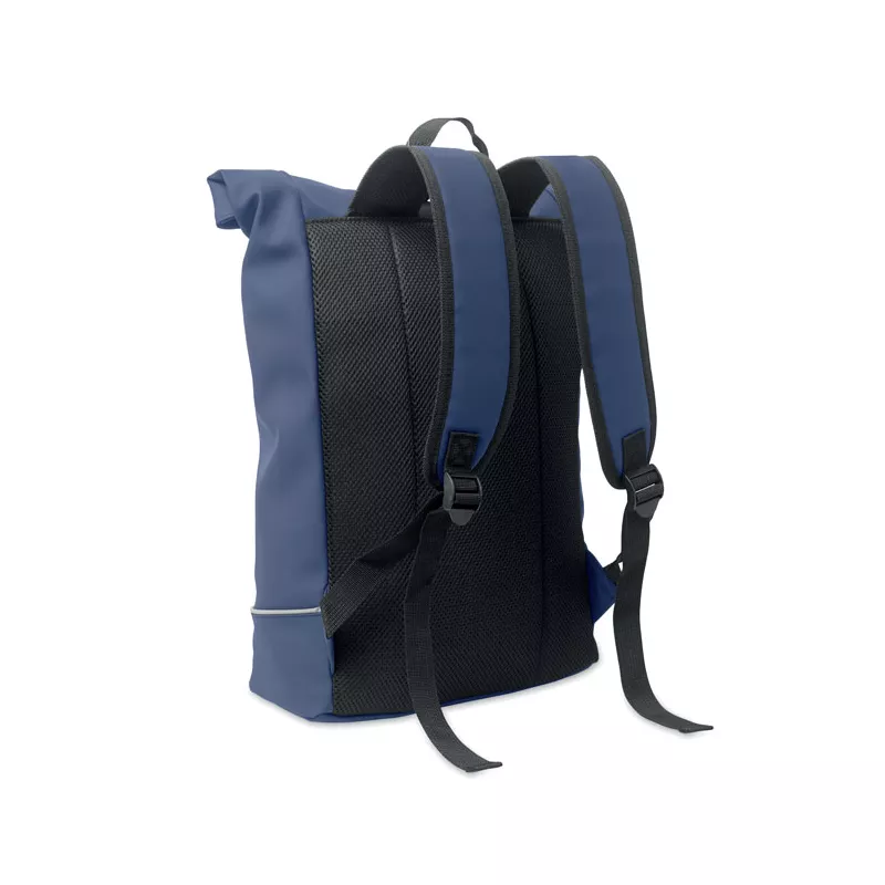 Plecak na laptop 15" z PU z odblaskiem LAPTOSA - Niebieski (MO2581-04)