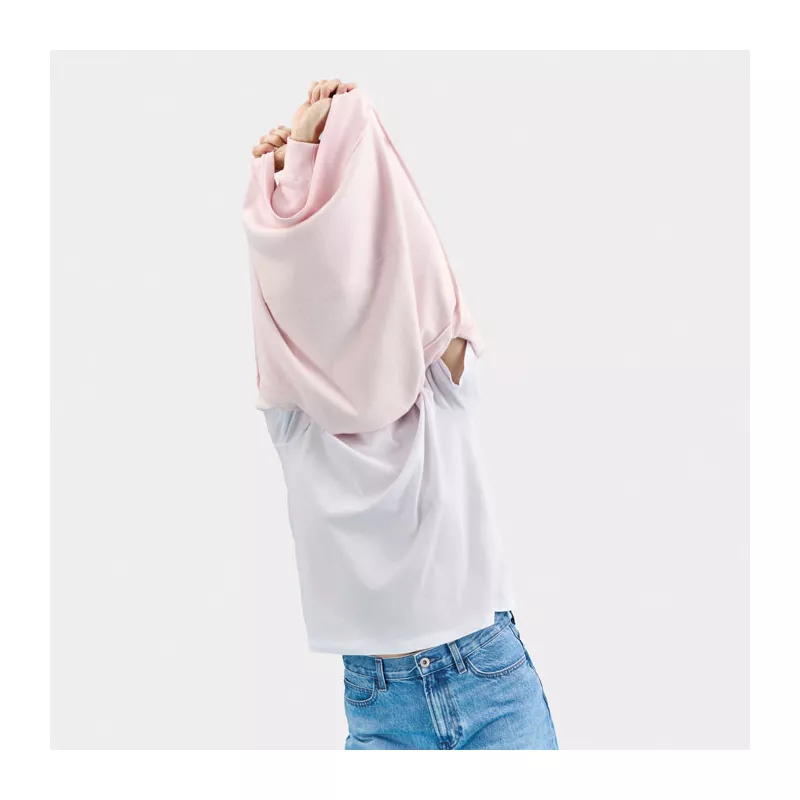 Bluza unisex organiczna 280 g/m² Sol's STELLAR - Pale Pink (S03568-PP)