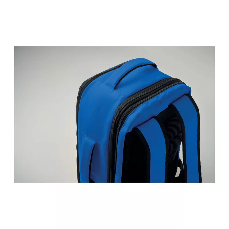 Plecak kabinowy z RPET na laptop 15" FLYSAFE - Niebieski (MO2840-37)