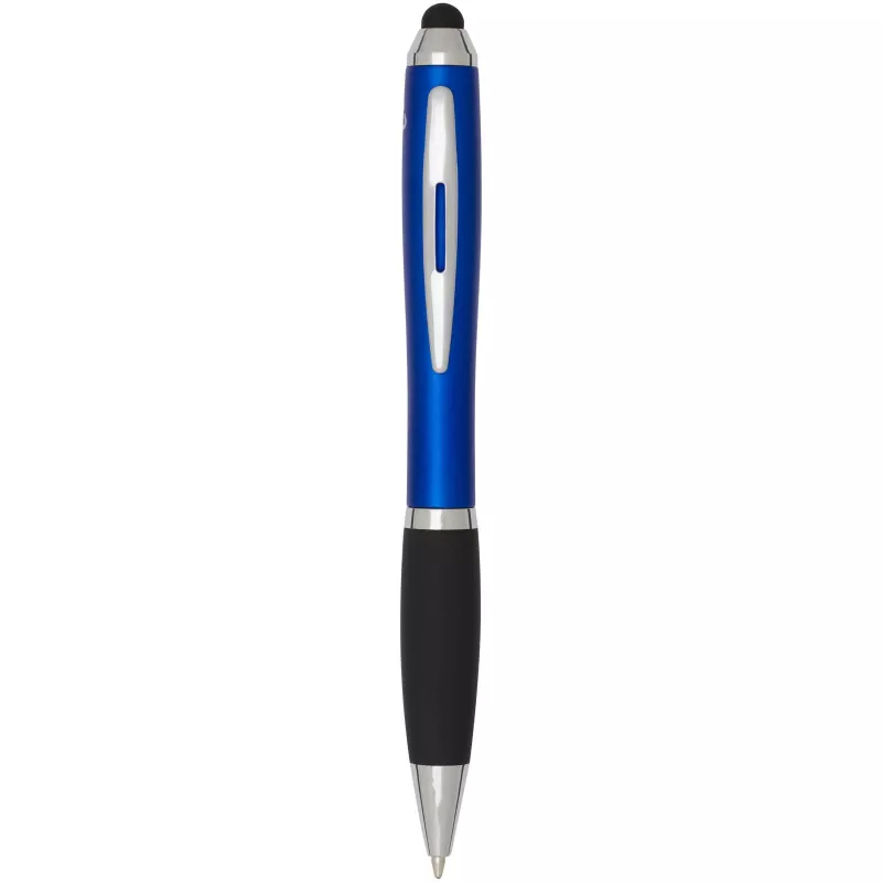Nash długopis kulkowy z tworzyw sztucznych pochodzących z recyklingu z certyfikatem RCS, z rysikiem, kolorowym korpusem i cza - Błękit królewski (10645753)