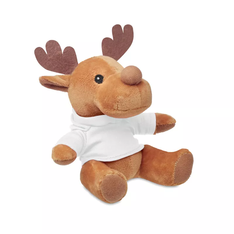 Maskotka pluszowa renifer w swetrze RUDOLPH - Bialy (CX1469-06)