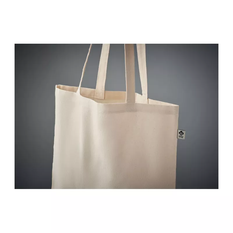 Torba na zakupy z bawełny organicznej 180 g/m² NUORO - Bezowy (MO6632-13)