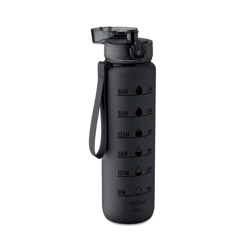 Butelka sportowa RPET 1000 ml ISFORDEN MARK - Czarny (MO2672-03)