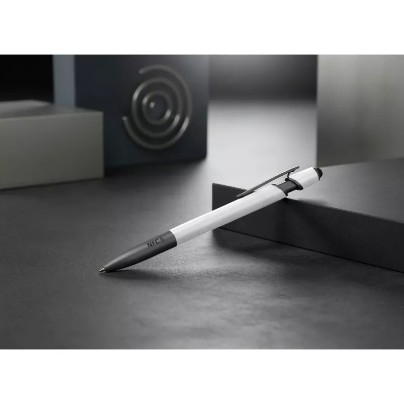 Długopis z chipem NFC | Teagan - biały (VA084-02)