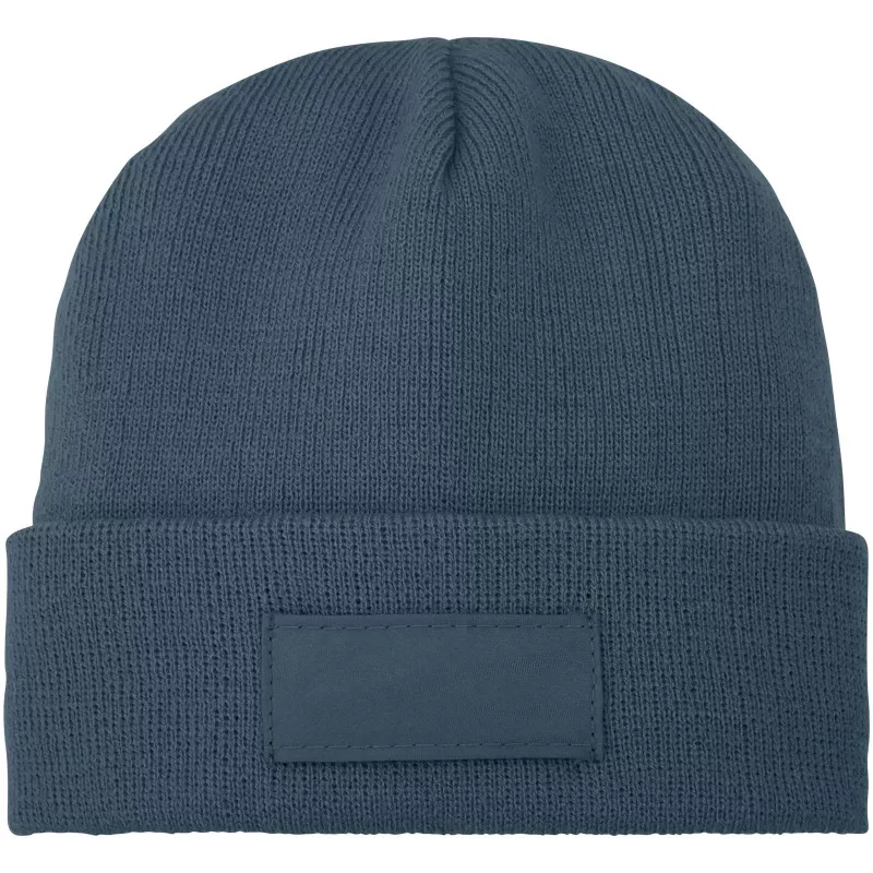 Czapka typu beanie Boreas z naszywką - Hale Blue (38676550)