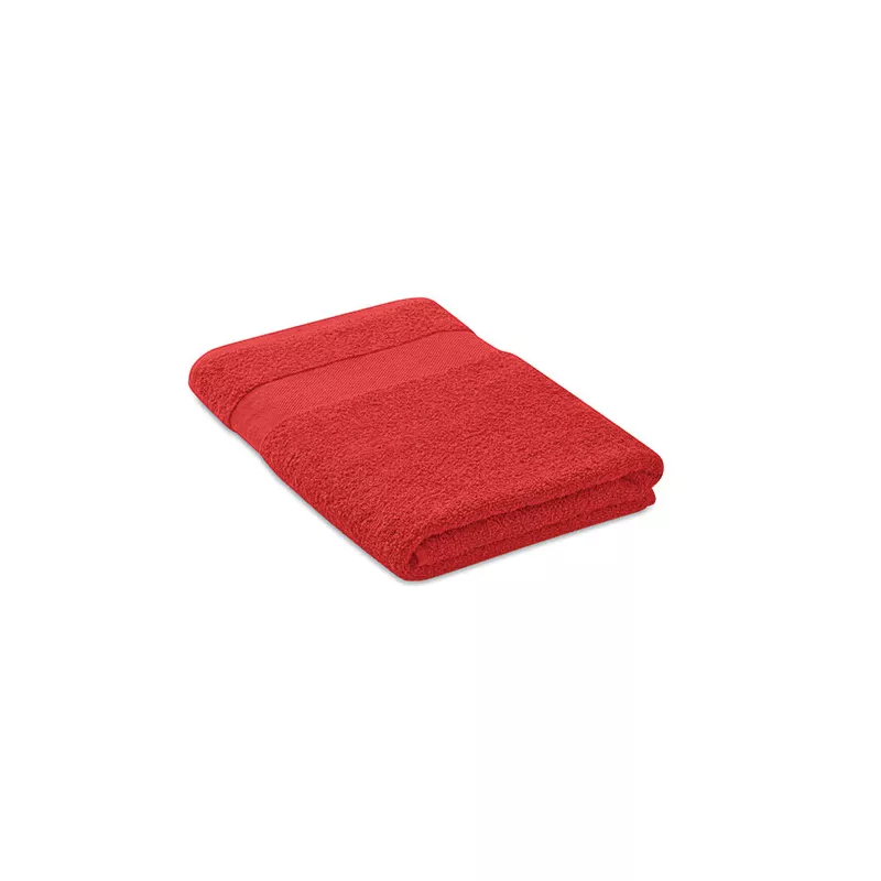 Ręcznik frotte organiczny 70x140 cm 360 g/m² PERRY - Czerwony (MO9932-05)