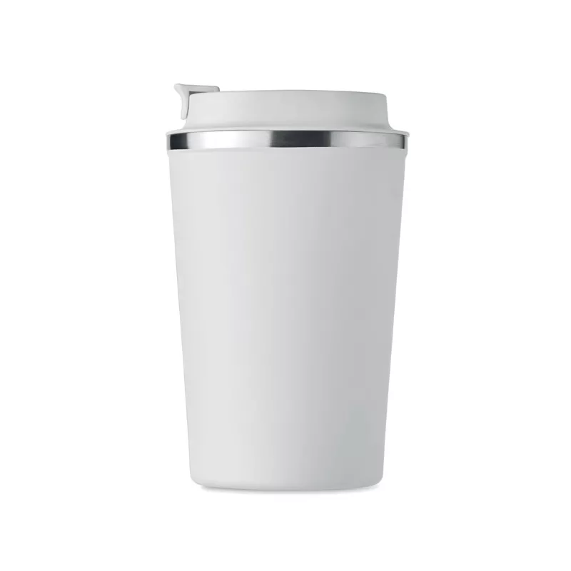 Kubek termiczny ze stali 350 ml BRACE - Bialy (MO6276-06)