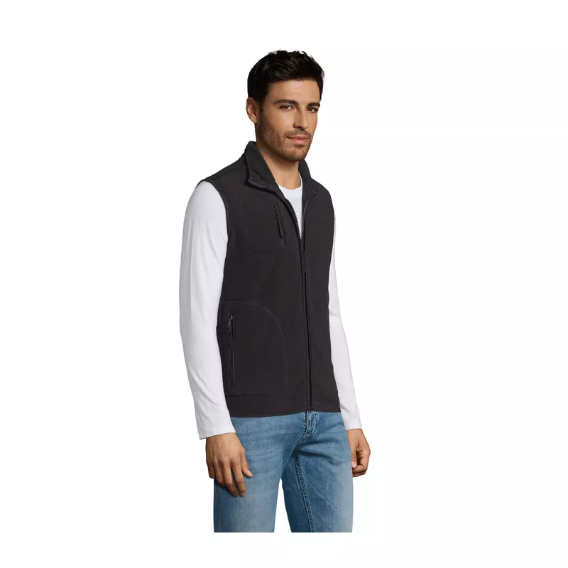 Kamizelka polarowa unisex 320 g/m² Sol's NORWAY - Czarny (S51000-BK)
