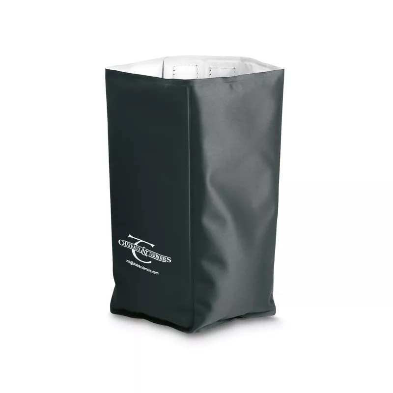 Torba termiczna na wino składana TERRAS - Czarny (IT3708-03)