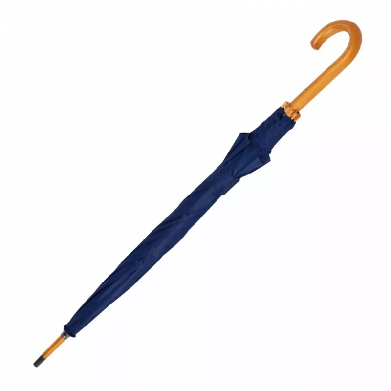 Parasol automatyczny drewniany Ø105 cm NANCY - granatowy (513144)