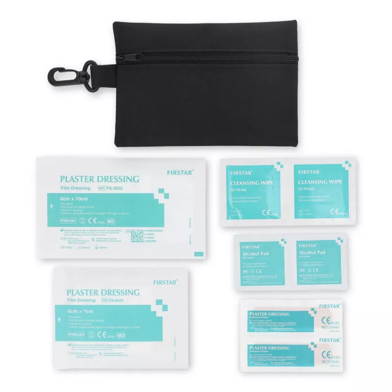 13-elementowa Apteczka pierwszej pomocy Denali - czarny (LT90311-N0002)