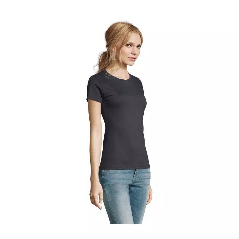 Koszulka damska 190 g/m² Sol's IMPERIAL WOMEN - Mysi Szary (S11502-MU)