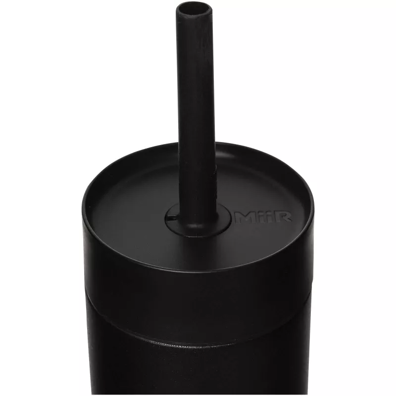 MiiR Sipper butelka na wodę o pojemności 473 ml ze słomką - Czarny (10093490)