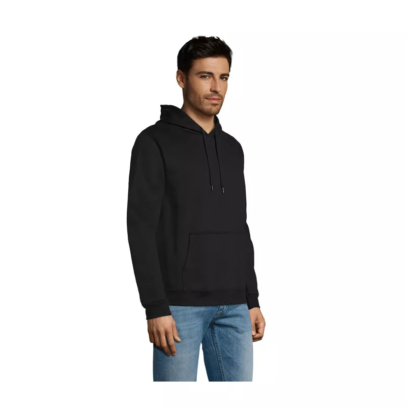 Bluza unisex z kapturem 280 g/m² Sol's SNAKE - Czarny (S47101-BK)