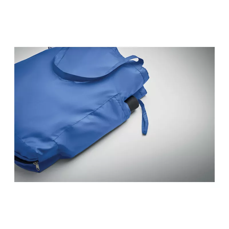 Torba z parasolem składanym 21" RPET SEATTLE - Niebieski (MO2476-37)