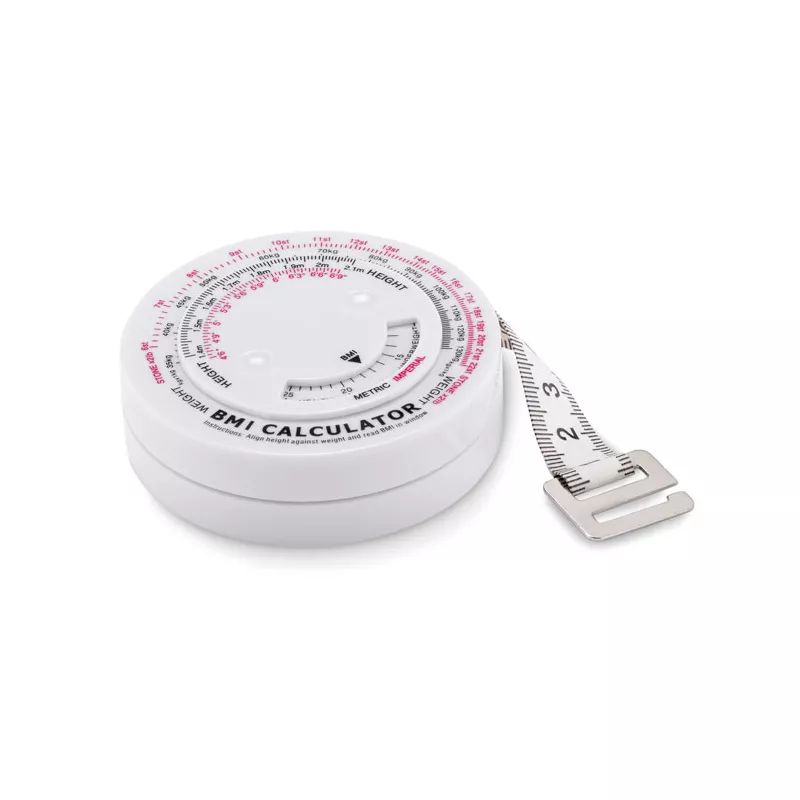 Miarka BMI z tworzywa ABS MEASURE IT - Bialy (MO8983-06)