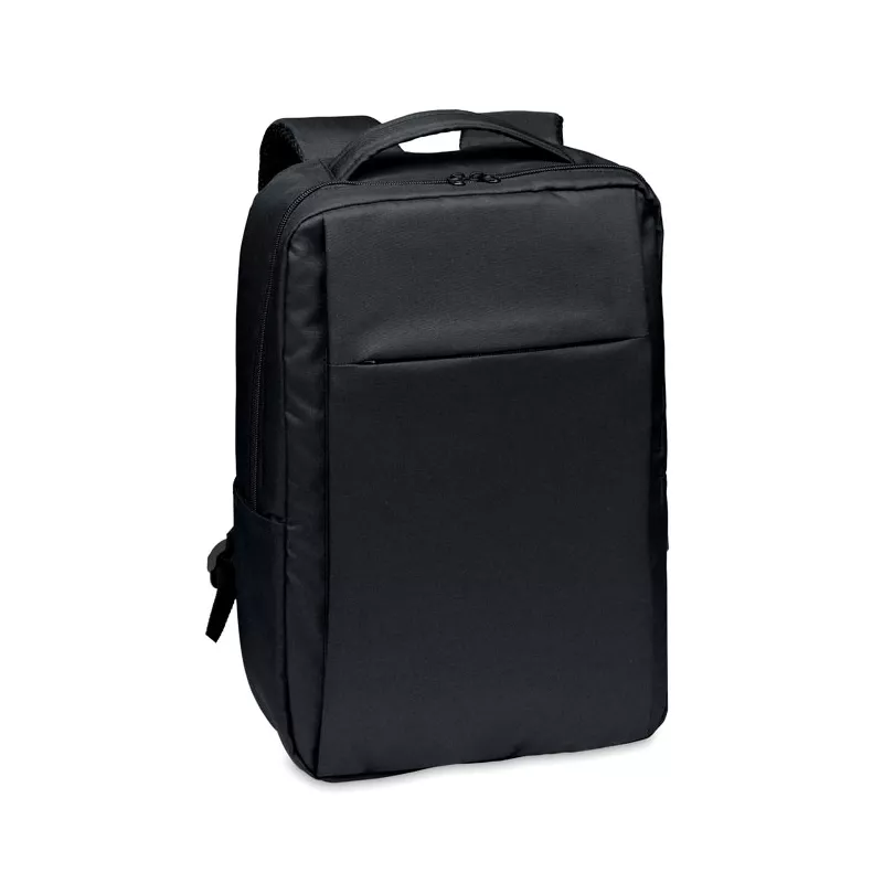Plecak na laptop 13" z RPET z kablem USB SEOUL - Czarny (MO6328-03)