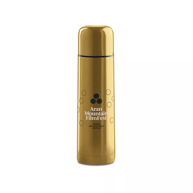 Termos stalowy dwuścienny 500 ml CHAN - Zloty Mat (MO8314-97)