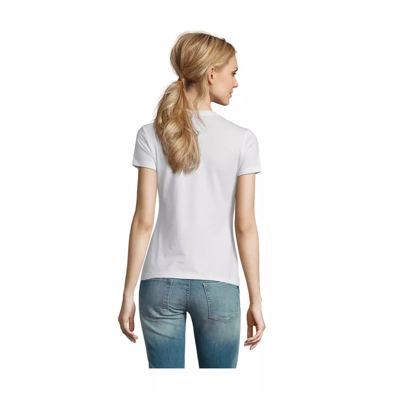 Koszulka damska 190 g/m² Sol's IMPERIAL WOMEN - Bialy (S11502-WH)
