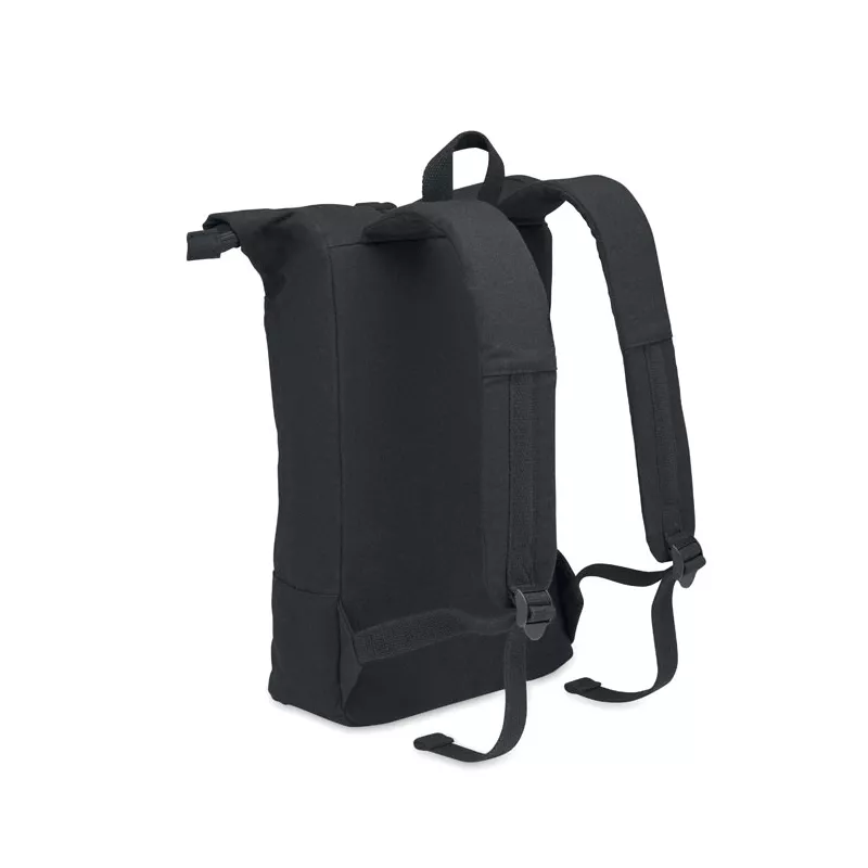 Plecak rolltop na laptop 15" 340 g/m² KOPER ROLL - Czarny (MO2400-03)