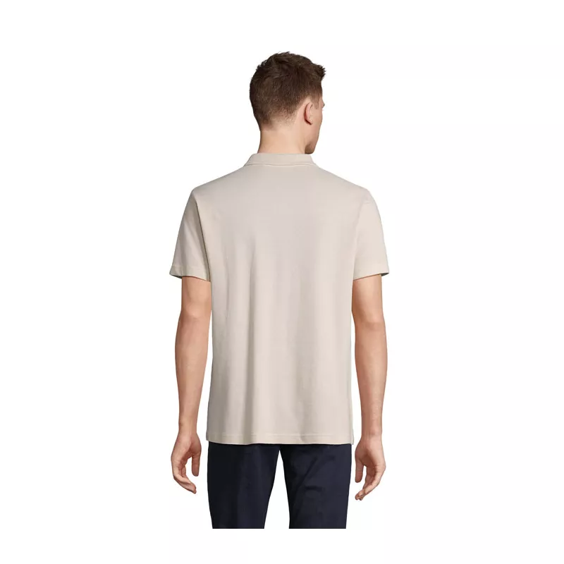 Koszulka polo unisex z czesanej bawełny Sol's PULSE - Linen Twin (S04502-LN)
