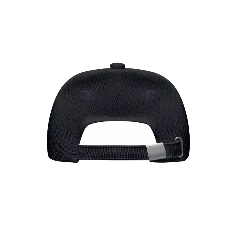 Czapka z daszkiem organiczna 250 g/m² BICCA CAP - Czarny (MO6432-03)