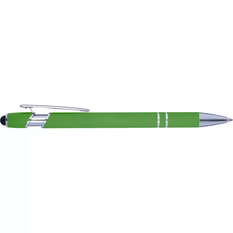 Długopis z touch pen-em - limonkowy (V1917-09)