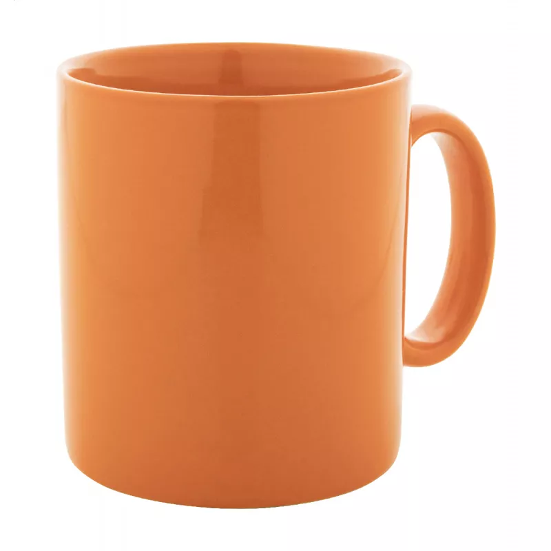 Kolomu kolorowy ceramiczny kubek - pomarańcz (AP800117-03)