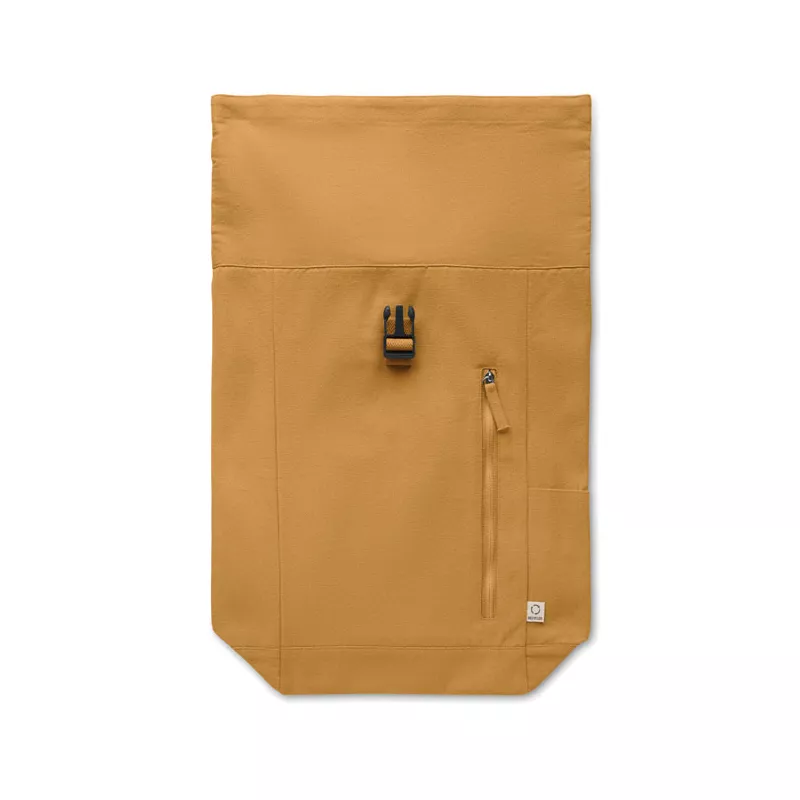 Plecak z bawełny z recyklingu 390 g/m² KAMET - Ochre (MO2552-78)