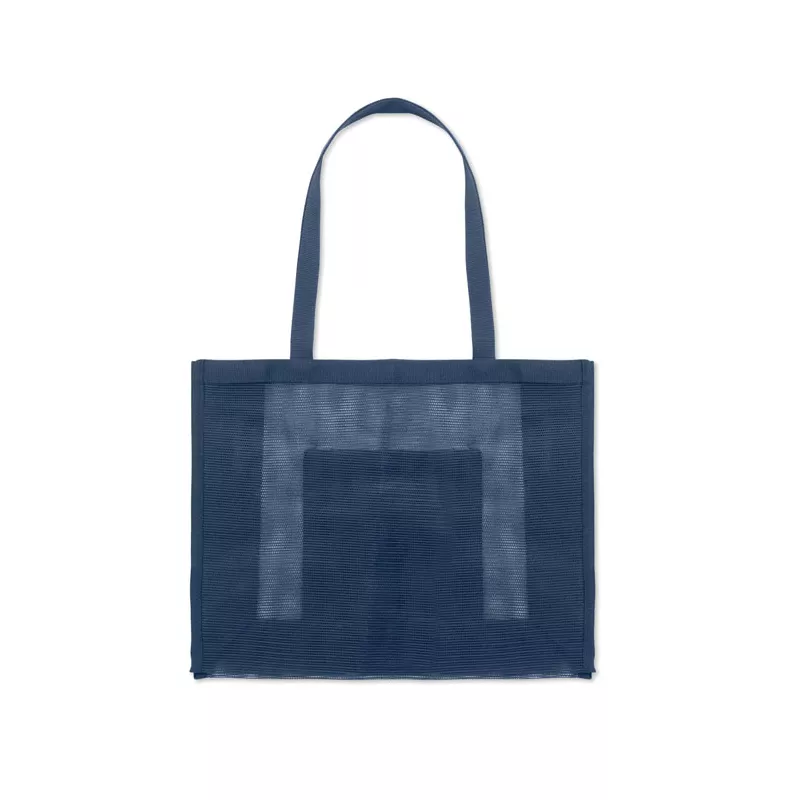 Torba na zakupy z siatki RPET 20 l LIMP - Niebieski (MO2836-04)