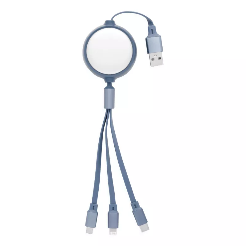 Kabel ładujący RETRACT - niebieski (56-1107292)