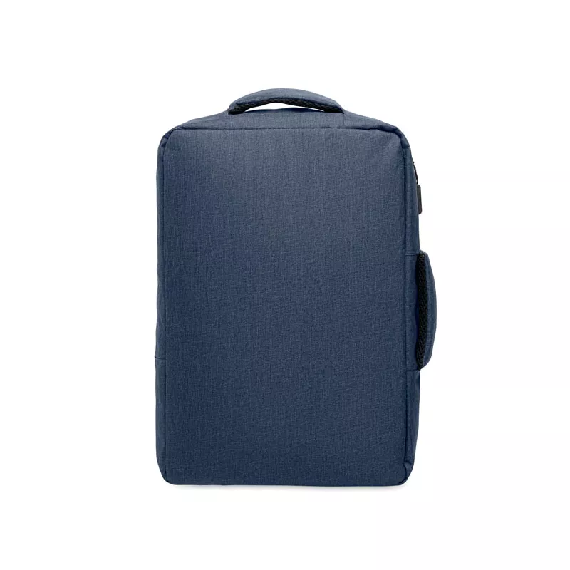 Plecak na laptop 15" z RPET LAUGAR - Francuski Granat (MO2305-85)