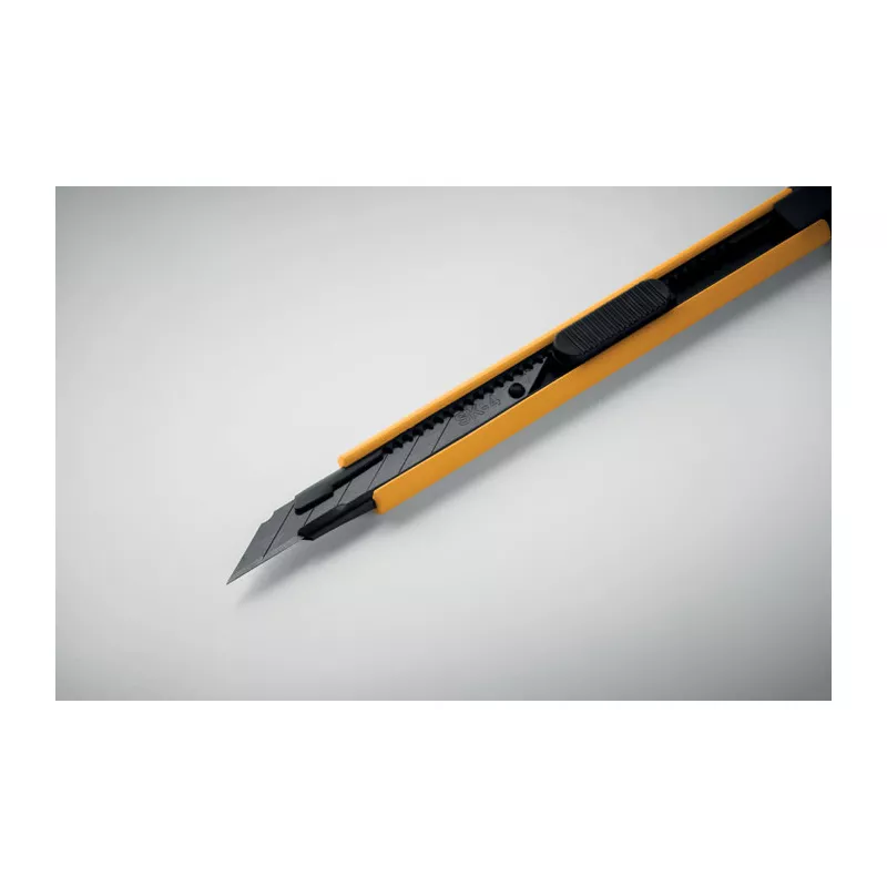 Nożyk z wysuwanym ostrzem ze stali węglowej BLADE - Zólty (MO2768-08)