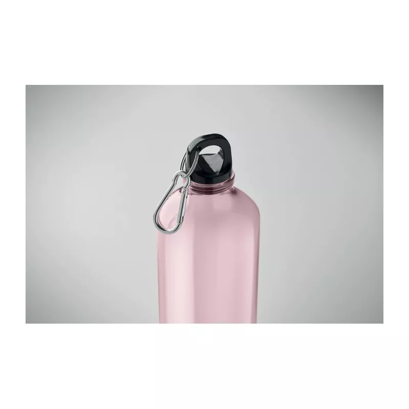 Butelka z RPET z karabińczykiem 750 ml MOSS RE750 - Przezroczysty Rózowy (MO2804-31)
