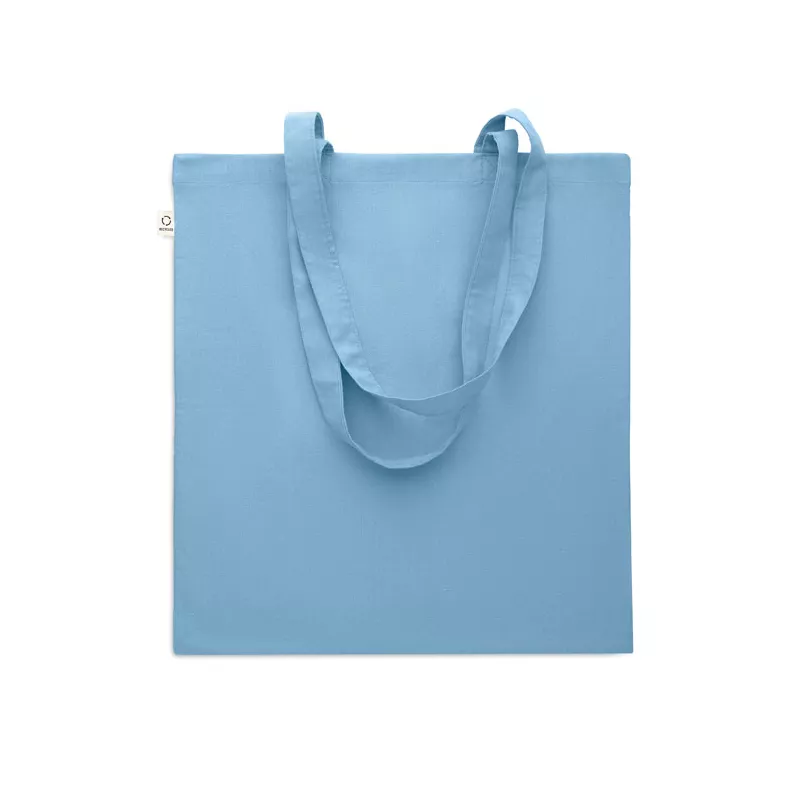 Torba z bawełny z recyklingu 140 g/m² VIVEKA COLOUR - Petrol (MO2302-20)