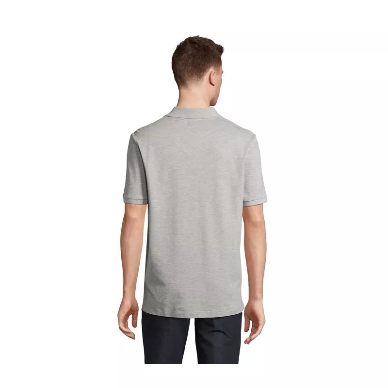 Koszulka polo organiczna 210 g/m² Sol's PEGASE - Szary Melanż 2 (S04242-GY)