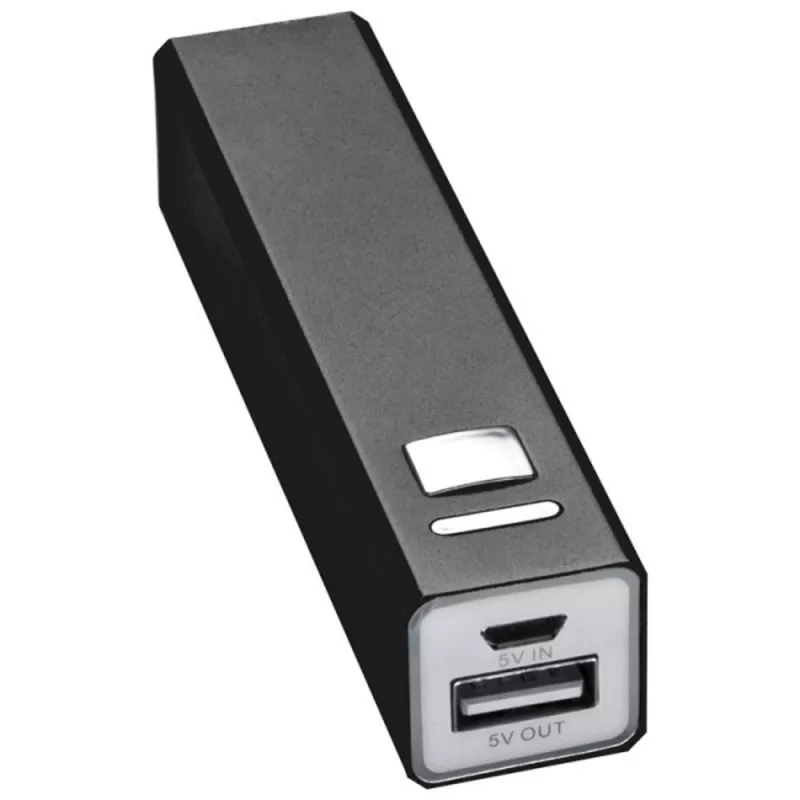 Power bank 2200 mAh PORT HOPE - czarny (302903)