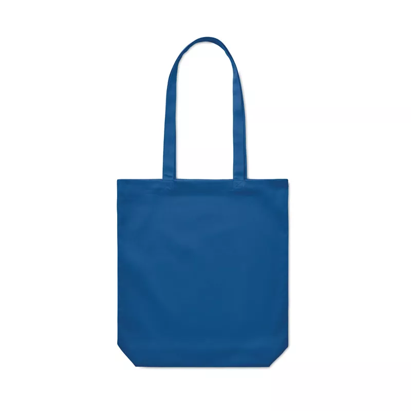 Torba bawełniana na zakupy 270 g/m² RASSA COLOURED - Niebieski (MO6442-37)