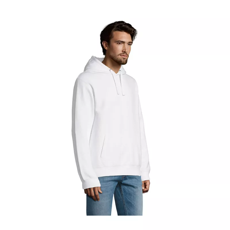 Bluza męska z kapturem 280 g/m² Sol's SPENCER - Bialy (S02991-WH)